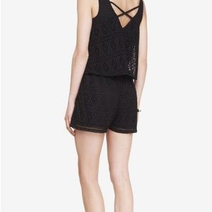 EXPRESS Black Lace Romper